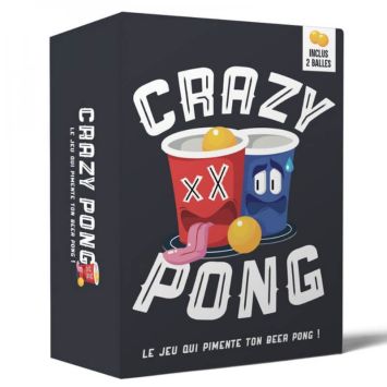 Jeu crazy pong variante du beer pong