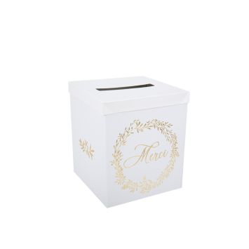 Urne en carton Merci Collection Jolis Brins | jourdefete.com