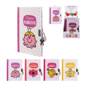 Journal intime avec cadenas - Monsieur Madame™ - Madame au choix