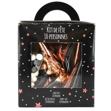 Kit Cotillons 10 personnes - Couleur au Choix