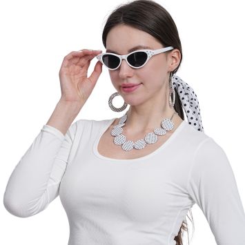 Kit d'accessoires des Années 50 pour femme - Couleur au choix