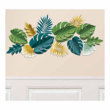 Kit Déco de 13 Feuilles Tropicales - Key West