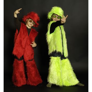 Accessoire de Déguisement Pattes D'Eph' - Peluche Rouge