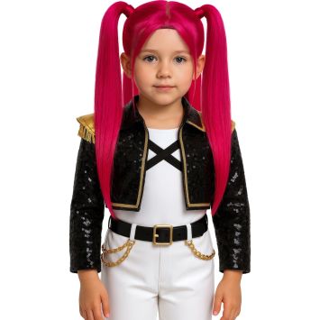 Perruque de Danseuse KPop pour fille