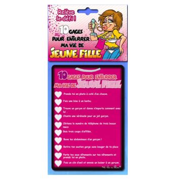 10 Gages Enterrement de vie de Jeune Fille