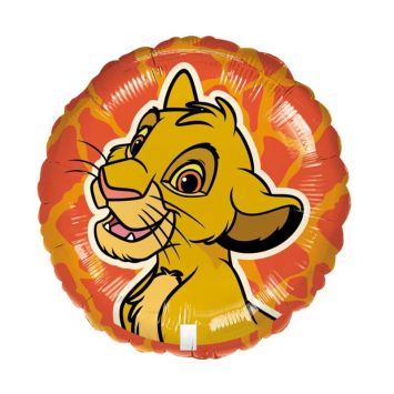ballon rond roi lion | jourdefete.com
