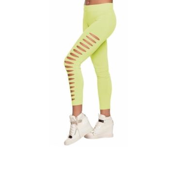 Leggings à Trou Vert - Taille Unique