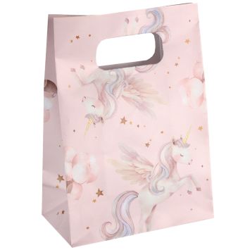 6 sachets en papier - 13 x 7 x 18 cm - Collection Licorne Magique