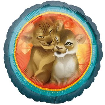 Ballon en aluminium Recto/Verso - Le Roi Lion - 43 cm