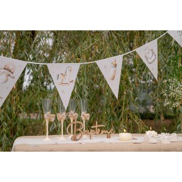 Banderole de 7 fanions - 3 m - Collection Little Teddy