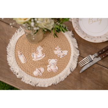 25 décorations en papier à parsemer - Collection Little Teddy