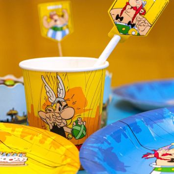 8 gobelets en carton - 250 ml - Astérix ®