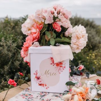Urne "Merci" FSC® - 21 x 21 x 25 cm - Collection Love to Love