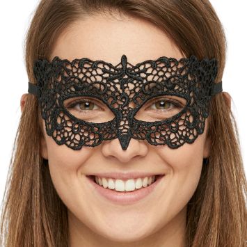Loup en Dentelle Noir