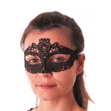 Loup en Dentelle Noir