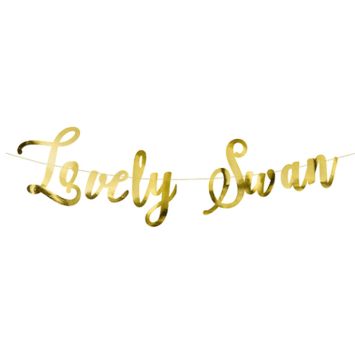 guirlande-lettres-or-lovely-swan-64cm|jourdefete.com