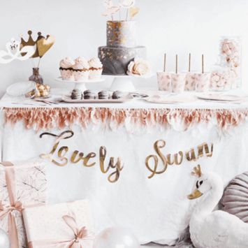 Guirlande Lettres Dorées - Lovely Swan