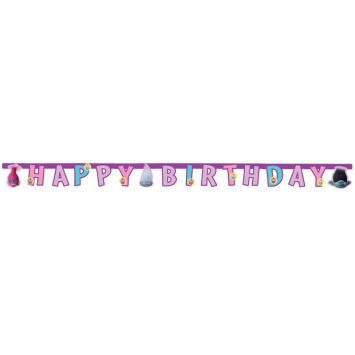 Guirlande Articulée "Happy Birthday" Trolls