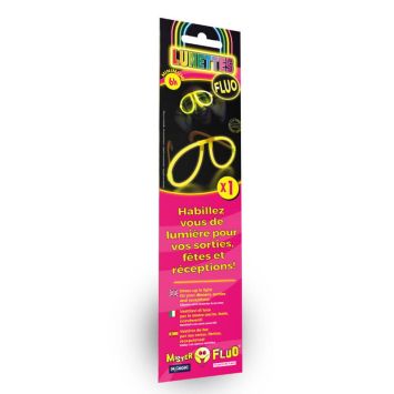 Lunettes fluo lumineuses 