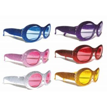 Lunettes Star 70's Paillettes - Couleur au Choix
