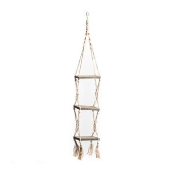 Étagère macramé - 17 x 14 x 110 cm | jourdefete.com