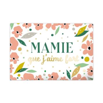 Magnet "Mamie que j'aime fort" | jourdefete.com