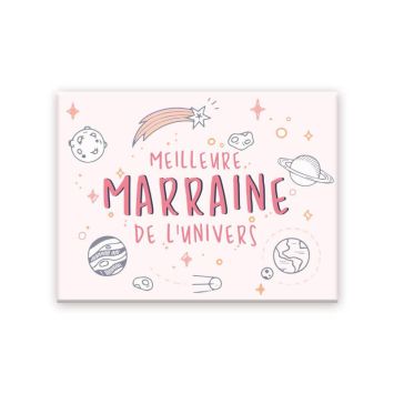 Magnet meilleure marraine de l'univers | jourdefete.com