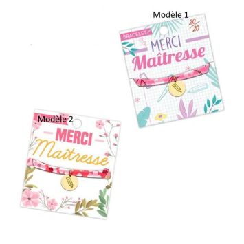 Bracelet Tissu - Maîtresse - Modèle au choix