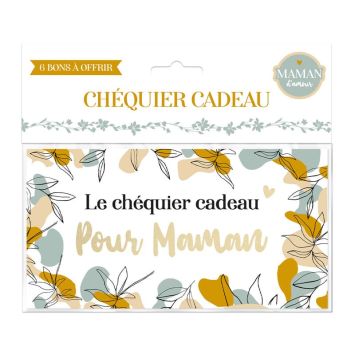 Le chéquier cadeau pour Maman d'amour