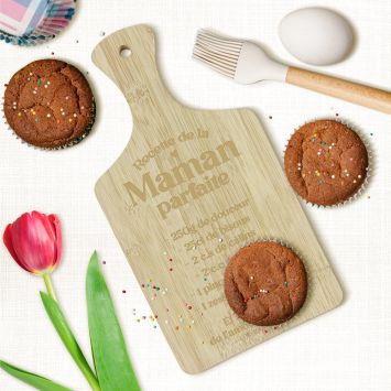 Planche à découper "Recette de la Maman Parfaite" - Collection Maman d'Amour