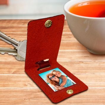 Porte-clés Photo " Maman d'amour "