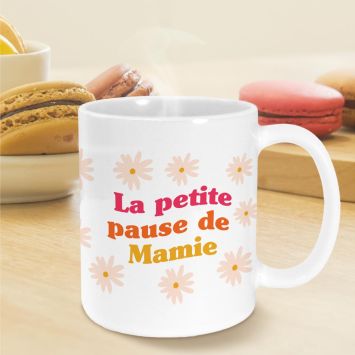 Mug "La petite pause de Mamie" - Collection Mamie d'Amour