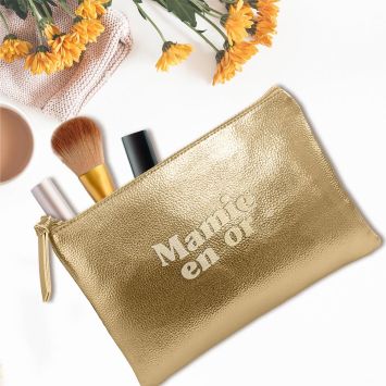 Pochette métallisée "Mamie en or" - Collection Mamie d'Amour