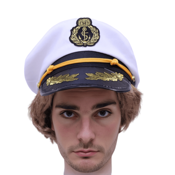 Casquette d'Officier de la Marine pour adulte