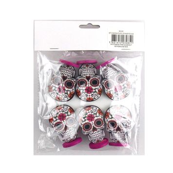 Set de 6 marque place "Day of the Dead"