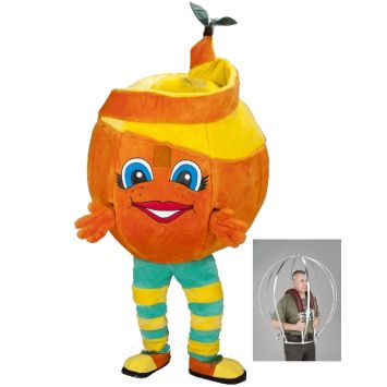 mascotte fruit orange