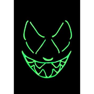 Masque néon "Vénom" - Green