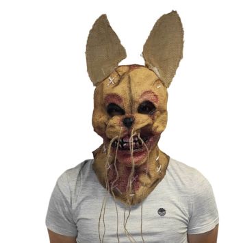 Un terrifiant masque d'épouvantail de lapin pour Halloween | jourdefete.com