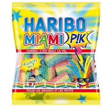 Sachet de bonbons gélifiés - Miami Pik - HARIBO - 120 g