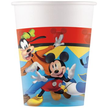 Gobelets en carton Mickey avec Mickey, Dingo et Donald | jourdefete.com