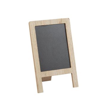 Tableau avec ardoise en bois - 15 x 24 cm