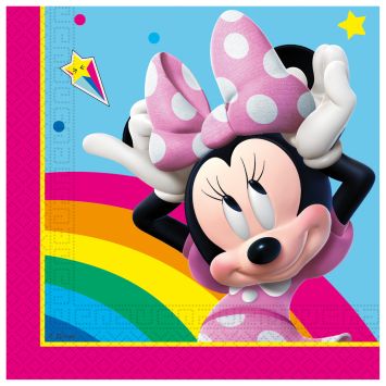 20 serviettes en papier - 33 x 33 cm - Minnie Mouse™