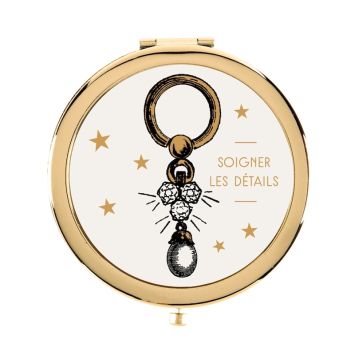 Miroir de Poche "Poudre aux Yeux" - Derrière La Porte