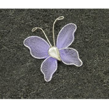 Décoration de table - 10 Papillons Parme