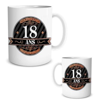 mug cadeau anniversaire âge au choix | jourdefete.com
