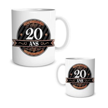 Mug Cadeau Anniversaire - Age au Choix