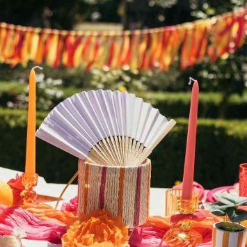 Lanterne avec photophore en verre - Nahia - 14 x 16,5 cm