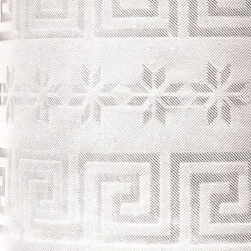 Nappe en papier damassé - 8 m - Couleur Blanc