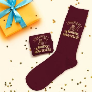 Paire de chaussettes pour homme pour anniversaire - Joyeux Anniversaire