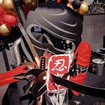 Kit photobooth 11 pièces - Collection Ninja 